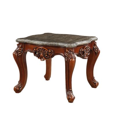 Eustoma Coffee & End Table 83067 Walnut By Acme Furniture