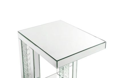 Nysa Accent Table 88067 Mirrored By Acme Furniture