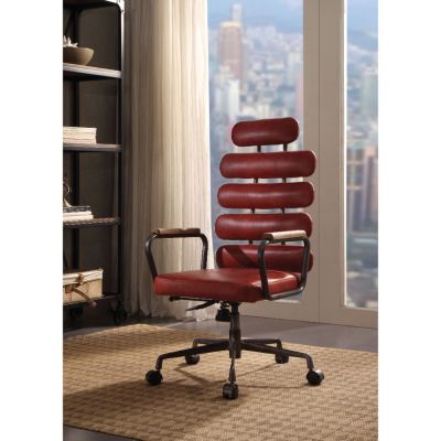 Calan Office Chair 92109 Red By Acme Furniture