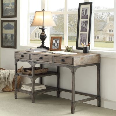 Gorden Desk 92325 Oak By Acme Furniture