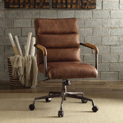 Harith Office Chair 92414 Brown By Acme Furniture