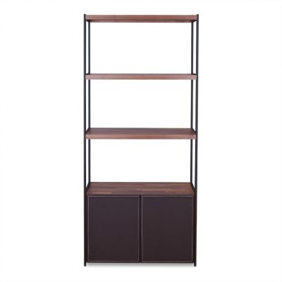 Sara Book Shelf 92442 Walnut By Acme Furniture