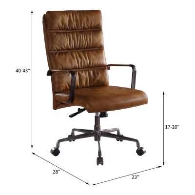 Jairo Office Chair 92566 Leather By Acme Furniture