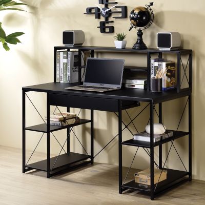 Amiel Desk 92877 Black By Acme Furniture