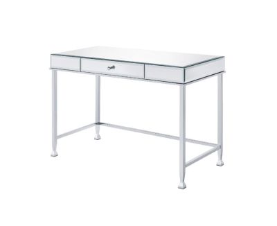 Canine Desk 92975 Chrome By Acme Furniture