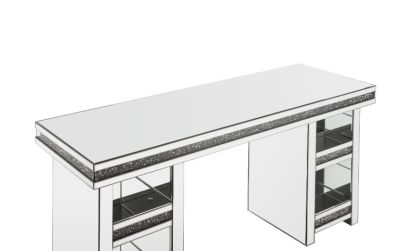 Noralie Desk 93112 Mirrored By Acme Furniture