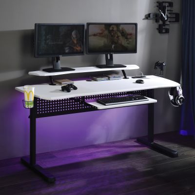 Vildre Gaming Desk 93134 Black By Acme Furniture