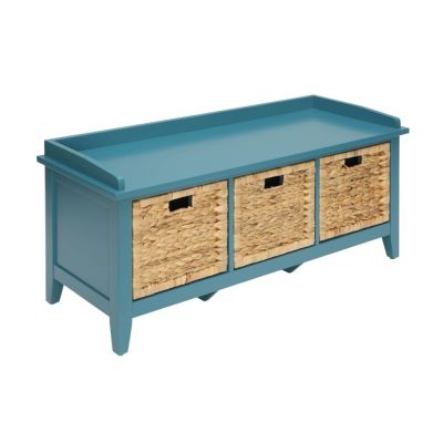 Flavius Accent Bench 96761 Teal By Acme Furniture