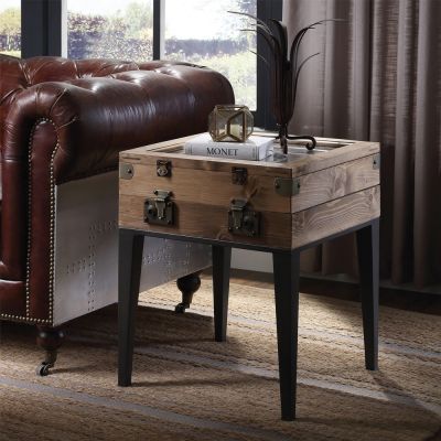 Kolin Accent Table 97138 Oak By Acme Furniture