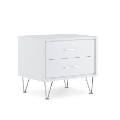 Deoss Accent Table 97332 White By Acme Furniture