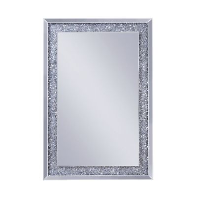 Noralie Accent Mirror 97573 Mirrored By Acme Furniture