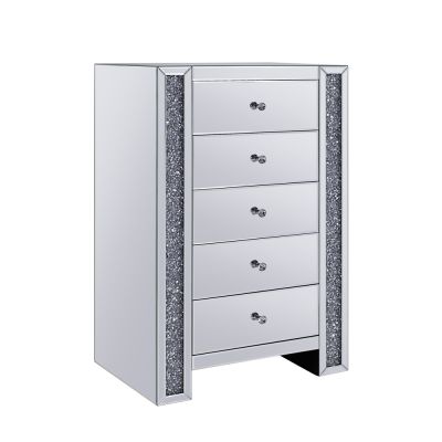 Noralie Office Cabinet 97644 Mirrored By Acme Furniture