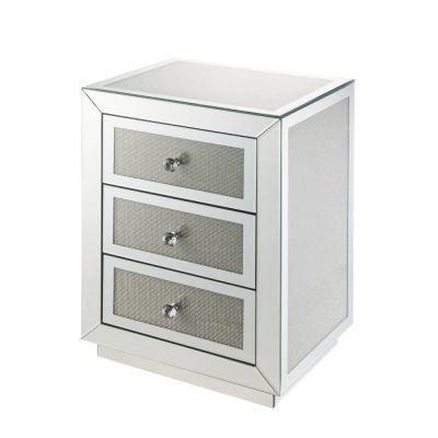 Noralie Accent Table 97660 Mirrored By Acme Furniture