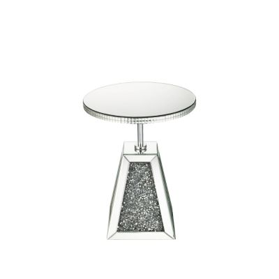 Noralie Accent Table 97702 Mirrored By Acme Furniture