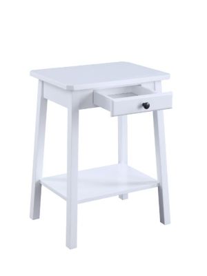 Kaife Accent Table 97859 White By Acme Furniture