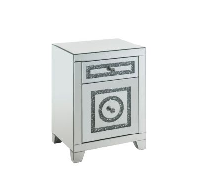 Noralie Accent Table 97934 Mirrored By Acme Furniture