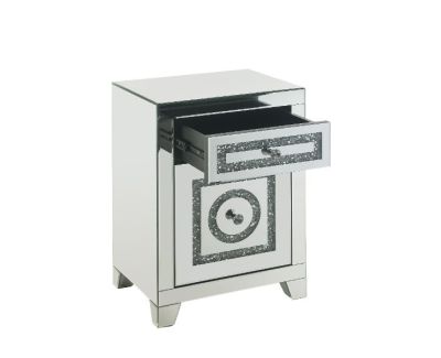 Noralie Accent Table 97934 Mirrored By Acme Furniture