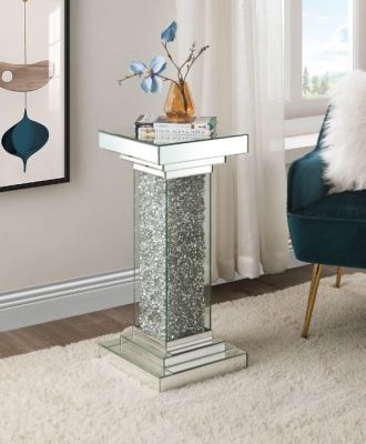 Noralie Accent Table 97940 Mirrored By Acme Furniture