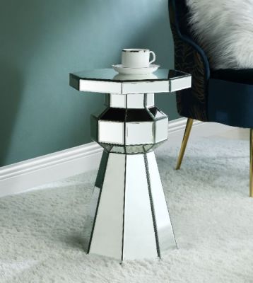 Dominic Accent Table 97943 Mirrored By Acme Furniture