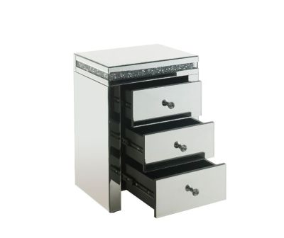 Noralie Accent Table 97954 Mirrored By Acme Furniture