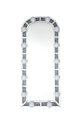 Noralie Floor Mirror 97984 Mirrored By Acme Furniture