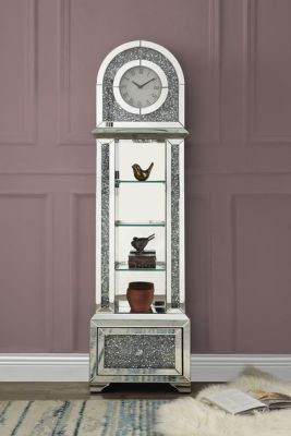 Noralie Accent Clock AC00353 Mirrored By Acme Furniture