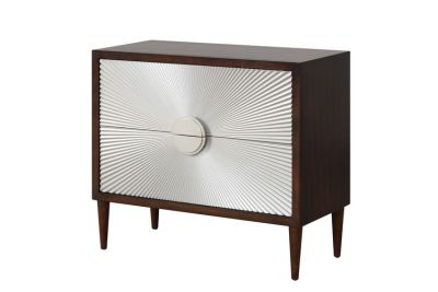 Shimas Accent Table AC00393 Silver By Acme Furniture