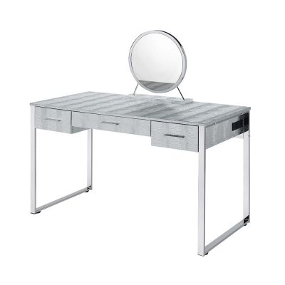 Myles Vanity AC00840 White By Acme Furniture