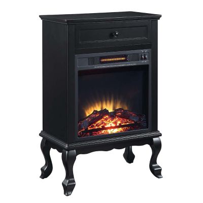 Eirene Fireplace AC00854 Black By Acme Furniture