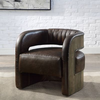 Feyre Accent Chair AC01989 Espresso By Acme Furniture