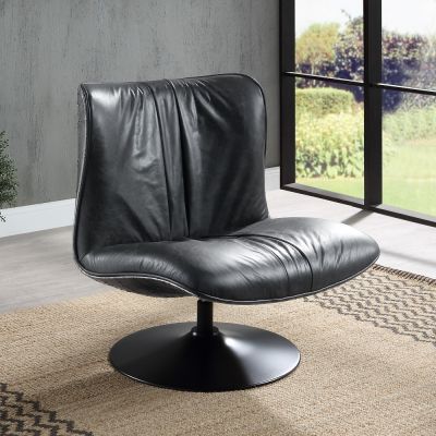 Piotr Accent Chair AC02581 Leather By Acme Furniture