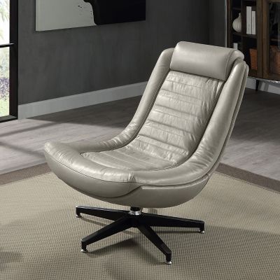 Piran Accent Chair AC02584 Leather By Acme Furniture