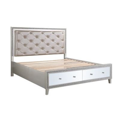 Sliverfluff Bed Frames BD00240CK Champagne By Acme Furniture