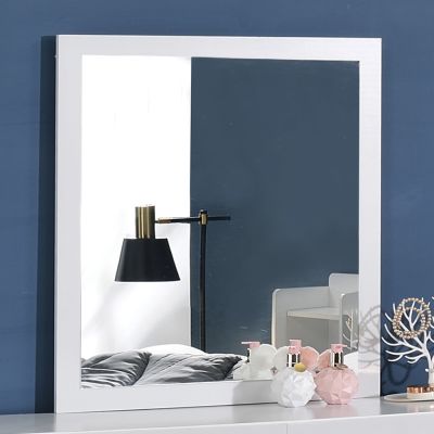 Perse Mirror BD00550 White By Acme Furniture