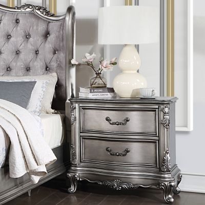 Ariadne Nightstand BD00604 Platinum By Acme Furniture