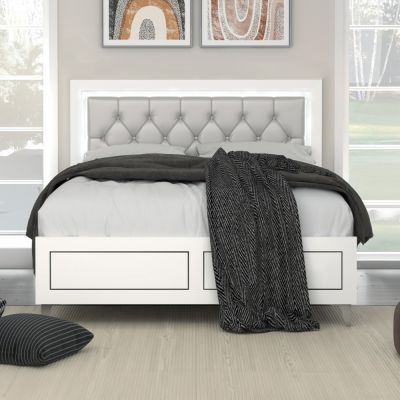 Casilda Bed Frames BD00644Q Gray By Acme Furniture