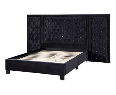 Damazy Bed Frames BD00974EK Black By Acme Furniture