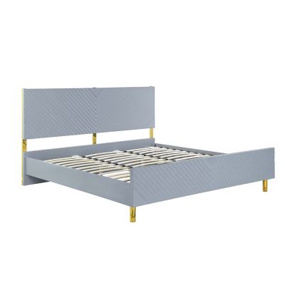 Gaines Bed Frames BD01040Q Gray By Acme Furniture