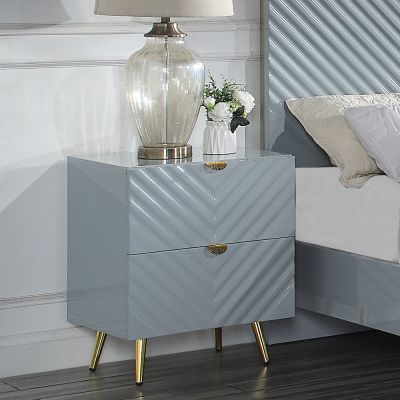 Gaines Nightstand BD01041 Gray By Acme Furniture