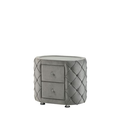 Perine Nightstand BD01063 Gray By Acme Furniture