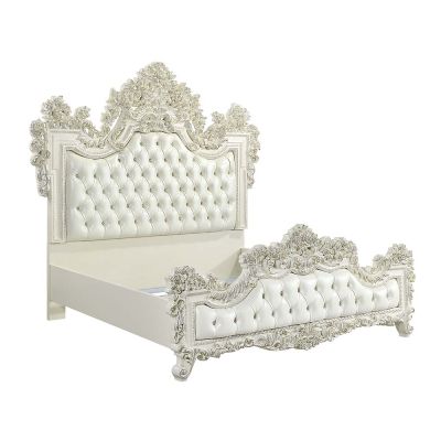 Adara Bed Frames BD01248EK Pearl By Acme Furniture