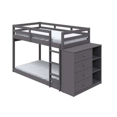 Gaston Youth Bunk Bed BD01372 Gray By Acme Furniture