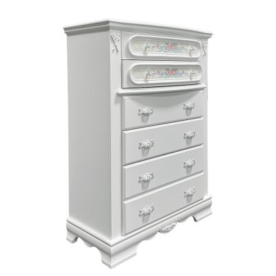 Flora Youth Chest BD01642 White By Acme Furniture