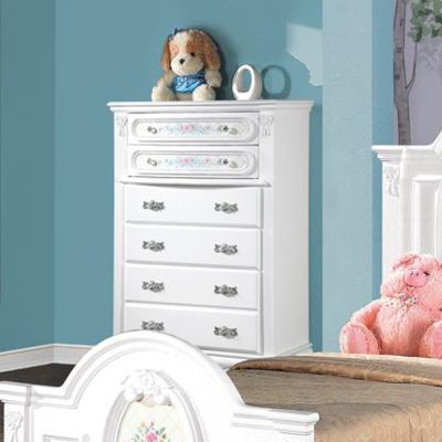 Flora Youth Chest BD01642 White By Acme Furniture