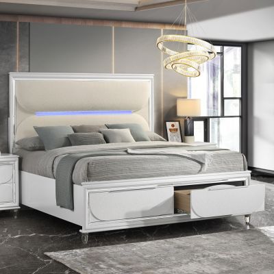 Tarian Bed Frames BD02316EK White By Acme Furniture