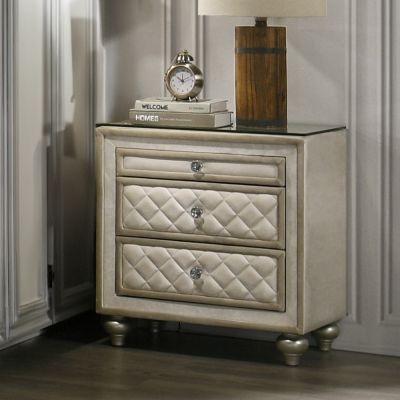 Lucienne Nightstand BD02336 Beige By Acme Furniture