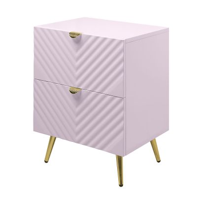 Gaines Youth Nightstand BD02663 Pink By Acme Furniture