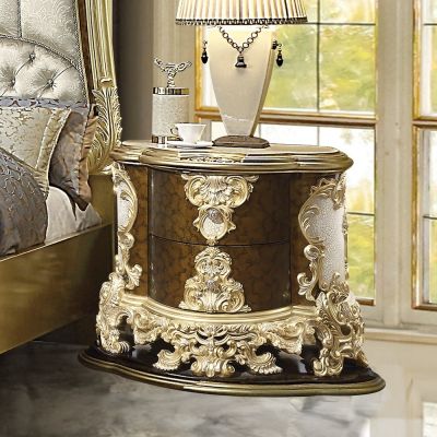 Desiderius Nightstand BD20003 Gold By Acme Furniture