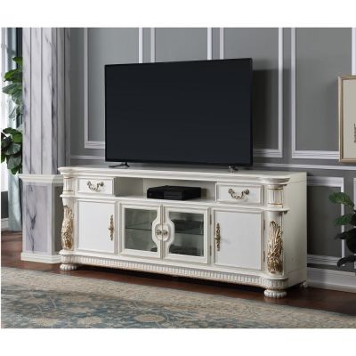 Vendome II Tv Stand LV01521 Pearl By Acme Furniture