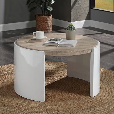 Zoma Coffee & End Table LV02414 Oak By Acme Furniture